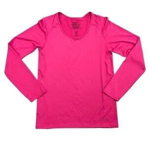 Patagonia Common Threads Initiative Long Sleeve Pink Tee Shirt Size XS